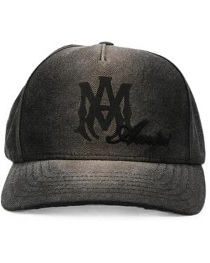 Amiri Logo-Embroidered Baseball Cap - Black