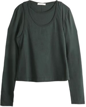 The Row Cutout Long-sleeve Top - グリーン