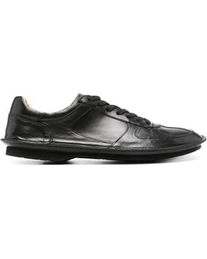 Premiata Sneakers Mit Ziernähten - Schwarz