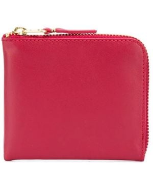 Comme des Garçons Small Zip-Around Wallet - Red