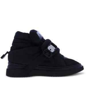 Buscemi Baskets Matelassées À Boucle - Black