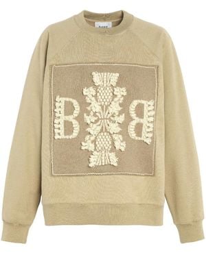 Barrie Logo-Embroidered Sweatshirt - White