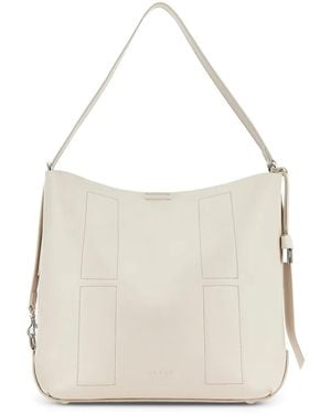 Hogan Medium Leather Shoulder Bag - White