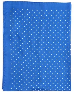 Destin Schal Mit Polka Dots - Blau
