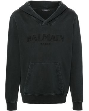 Balmain Hoodies - Black