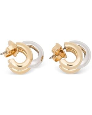 Kate Spade Pendientes Huggies Con Triple Banda - Metálico