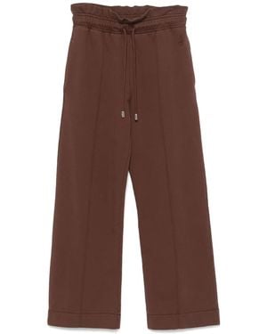 JW Anderson ギャザーウエスト トラックパンツ - ブラウン