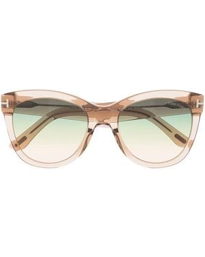 Tom Ford Wayfarer-Frame Sunglasses - Natural
