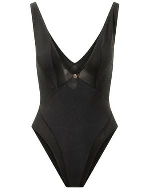 Versace Medusa Plaque Bodysuit - Black