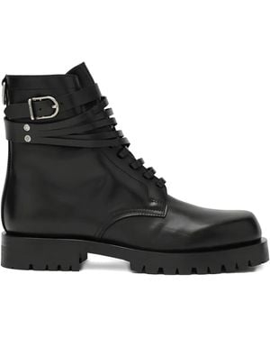 DURAZZI MILANO Botas Biker Con Tira Con Hebilla - Negro