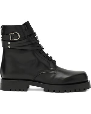 DURAZZI MILANO Buckle-Strap Boots - Black