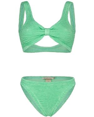 Paramidonna Salma Textured Bikini - Green