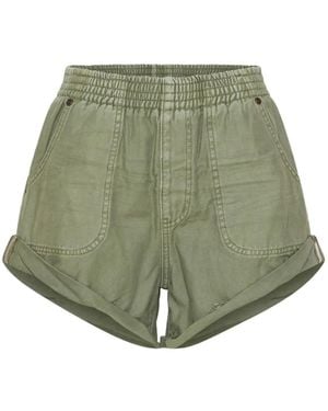 One Teaspoon Short À Taille Élastiquée - Vert