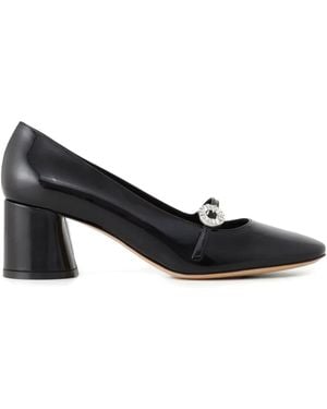 Casadei Cleo Pumps Mit Kristallen 50Mm - Schwarz
