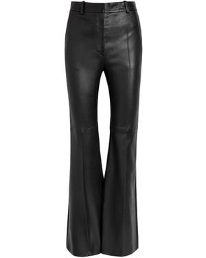 JOSEPH Leather Pants - Black