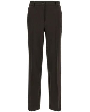 P.A.R.O.S.H. Liliuxy26 Straight-Leg Trousers - Black