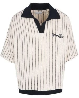 Only the Blind Riviera Striped Top - White