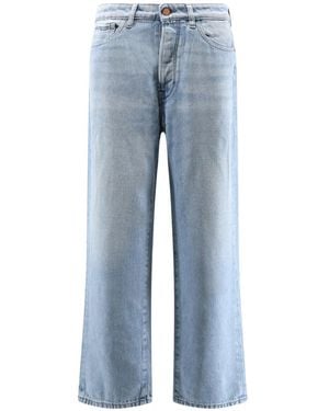 3x1 Patch-Pocket Jeans - Blue