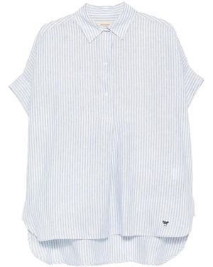 Weekend by Maxmara Verve Striped Shirt - White