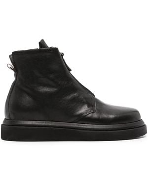 Moma Tronchetto Calf Leather Boots - Black