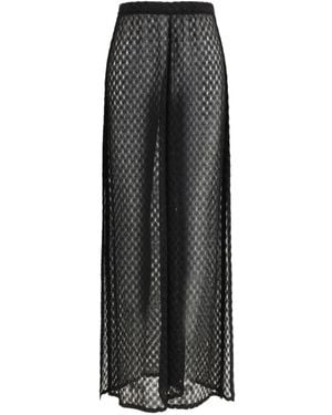 Missoni Geometric-Patterned Trousers - Black