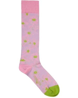 Stine Goya Lulu Floral-print Socks - ピンク
