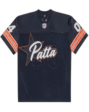 PATTA Vネック Tシャツ - ブルー