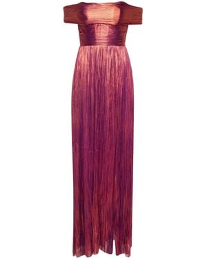 Maria Lucia Hohan Karlie Off-Shoulder Gown - Purple