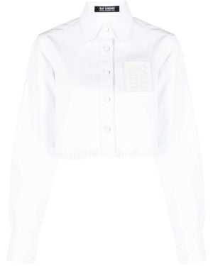 Raf Simons T-Shirt Met Logopatch - Wit