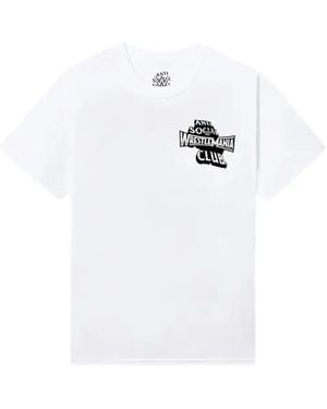 ANTI SOCIAL SOCIAL CLUB X Wwe Wrestlemania T-Shirt - White