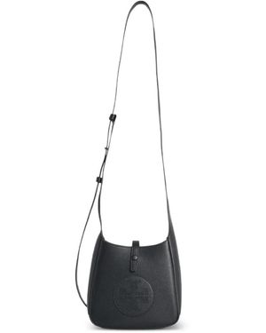 Tory Burch Miller Swing Leather Cross Body Bag - White