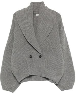 ROTATE BIRGER CHRISTENSEN Geknöpfter Cardigan - Grau