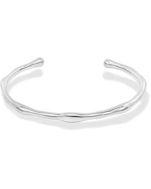 Dower & Hall Waterfall Torque Bracelet - White