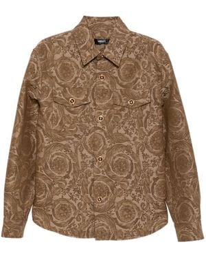 Versace Barocco Jacket - Brown