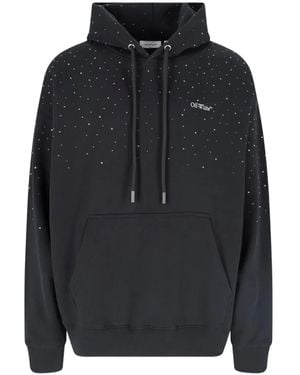 Off-White c/o Virgil Abloh Logo-Detail Hoodie - Black