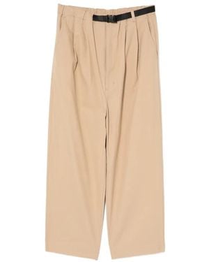 Comme des Garçons Belted Trousers - Natural