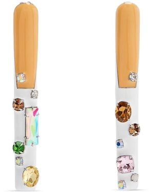 Marc Jacobs The Gem Nails Statement ピアス - ホワイト
