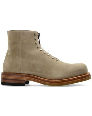McQueen The Maker Ankle Boots - Natural