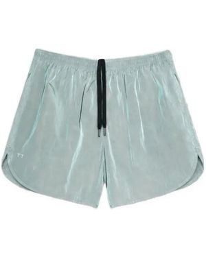 True Tribe Iridescent Drawstring Swim Shorts - Blue