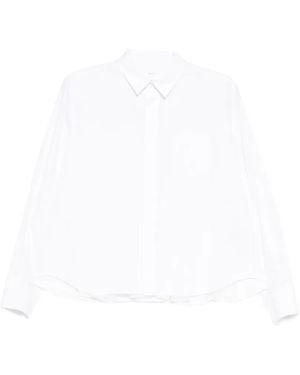 Sacai Button-Up Poplin Shirt - White