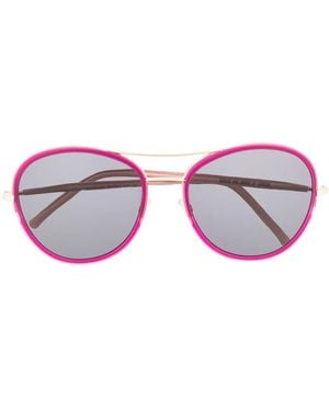 Cutler and Gross M1034 Round Sunglasses - Pink