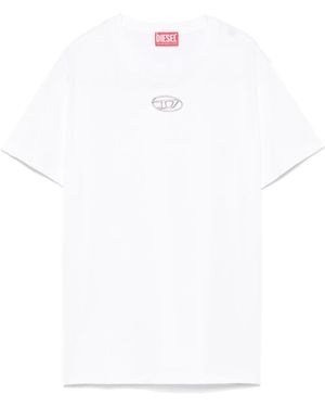 DIESEL Oval Dロゴ Tシャツ - ホワイト