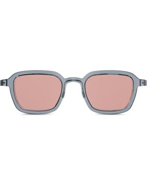 Lindberg Square-Frame Tinted Sunglasses - Rose