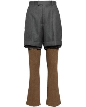 Undercover Panelled Trousers - Grey