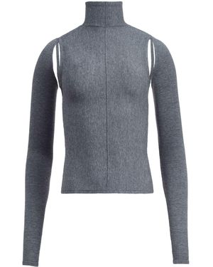 Khaite The Marlowe Wool Sweatshirt - Blue