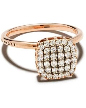 Selim Mouzannar 18Kt Roségouden Ring - Wit