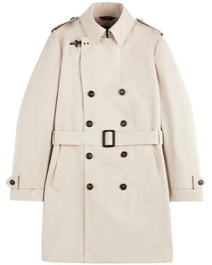 Fay Trenchcoat mit Gürtel - Natur