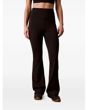 Calvin Klein High-Rise Flared Performance Leggings - Black
