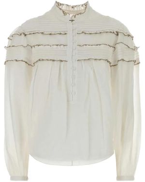 Isabel Marant Doane Ruffled Blouse - White