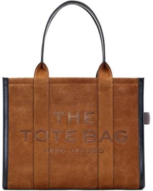 Marc Jacobs The Suede Large Tote Bag - Brown